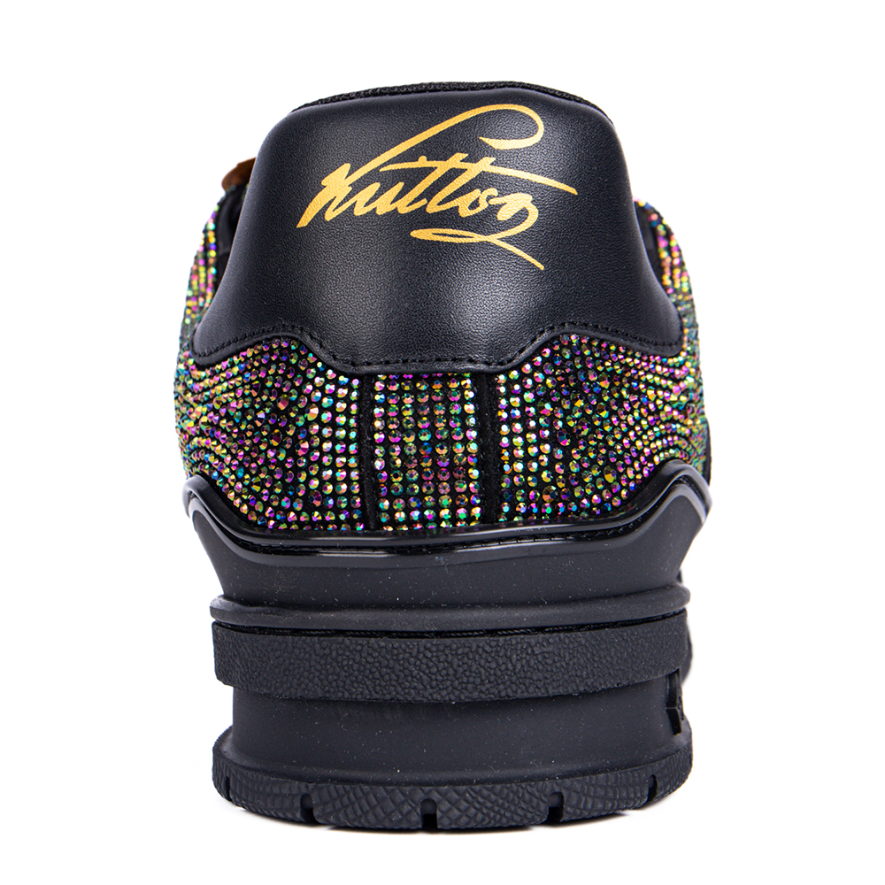 Louis Vuitton Trainer Black Crystals 1A815L