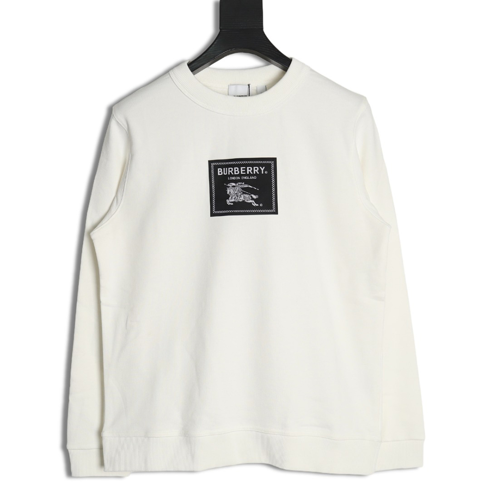 Burberry Warhorse Patch Crewneck Sweatshirt