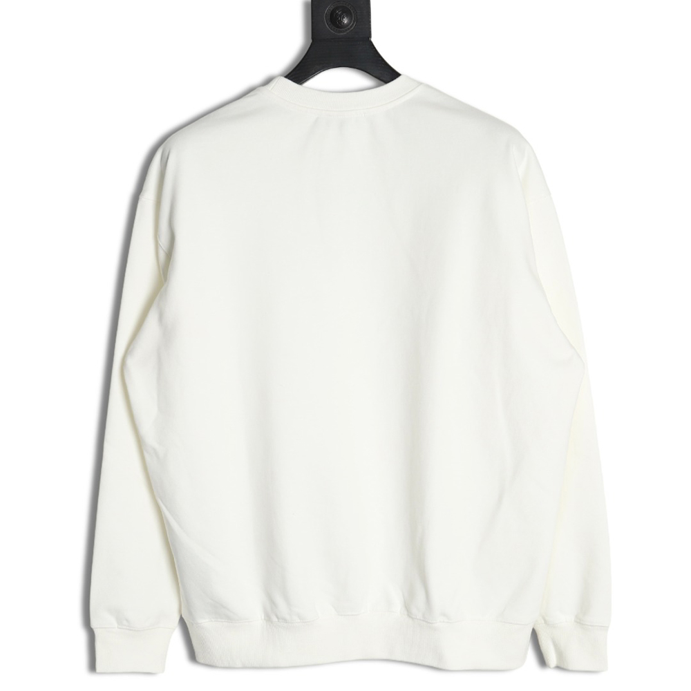 Balenciaga x Adidas Trefoil print crew neck sweatshirt