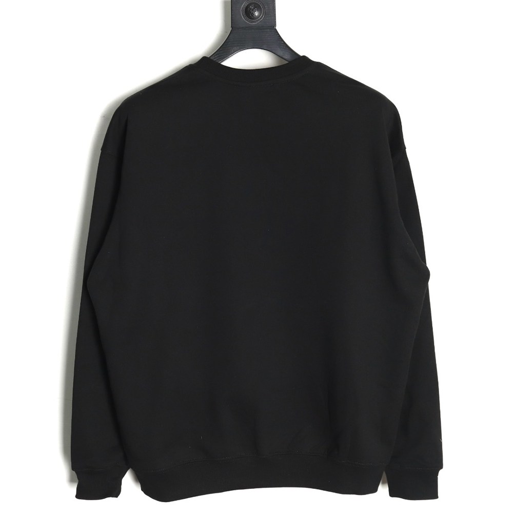 Balenciaga x Adidas Trefoil print crew neck sweatshirt tsk1