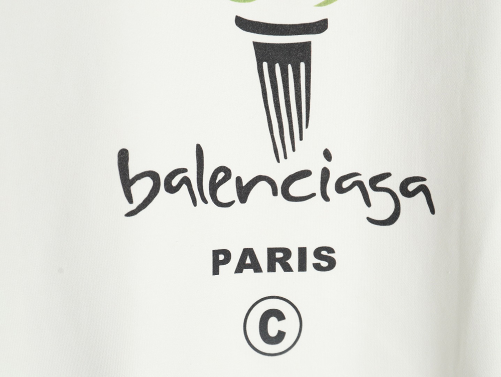Balenciaga Torch Flame Print Crewneck Sweatshirt