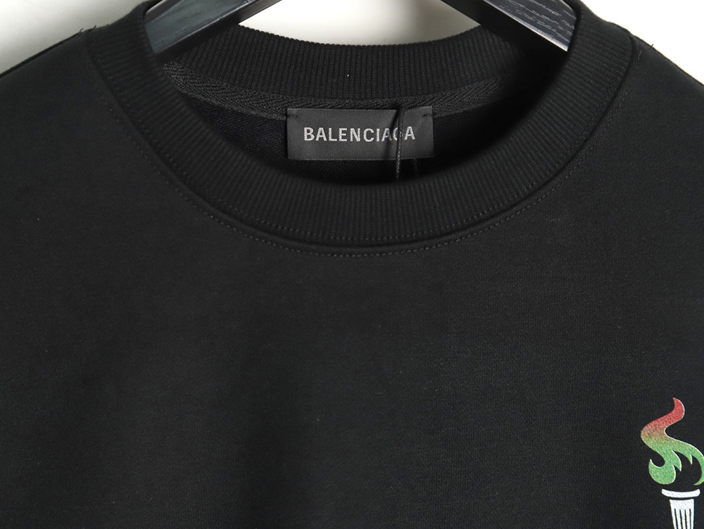 Balenciaga Torch Flame Print Crewneck Sweatshirt TSK1