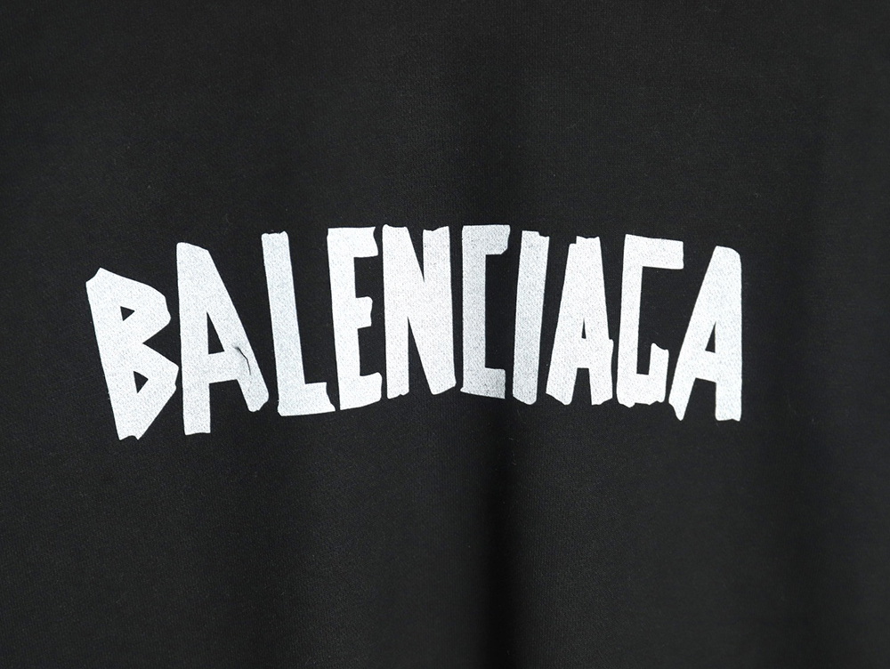 Balenciaga Mixed LOGO Print Lettering Crew Neck Sweatshirt TSK1