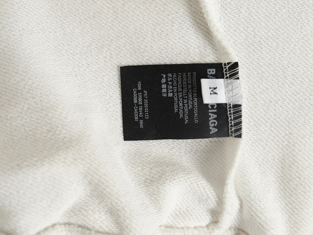 Balenciaga Double B Bitcoin Washed Hoodie