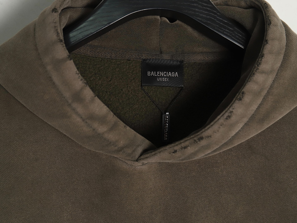 Balenciaga Parking lot night view fleece hoodie