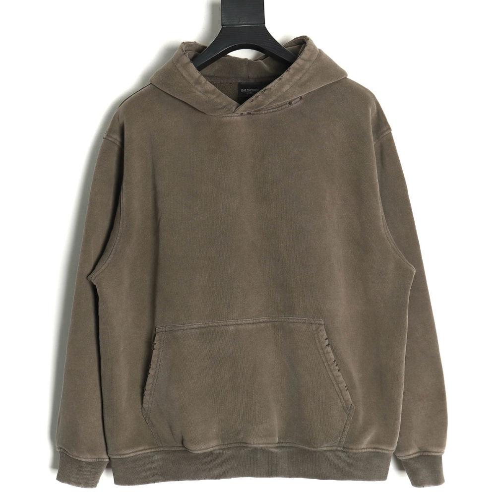 Balenciaga Parking lot night view fleece hoodie