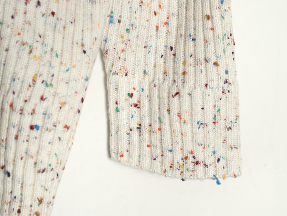 13De Marzo horn button hooded cardigan sweater