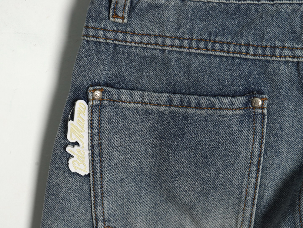 13De Marzo Mid-Range Bear Wide-Leg Jeans