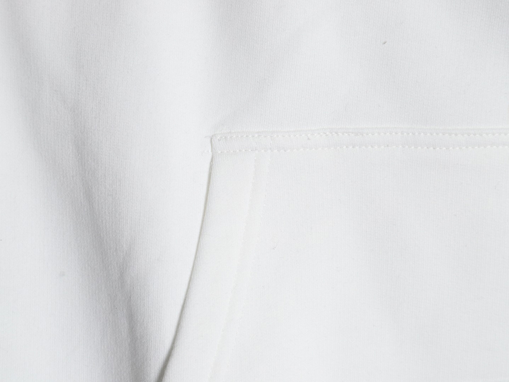Dior embroidered silver logo hoodie
