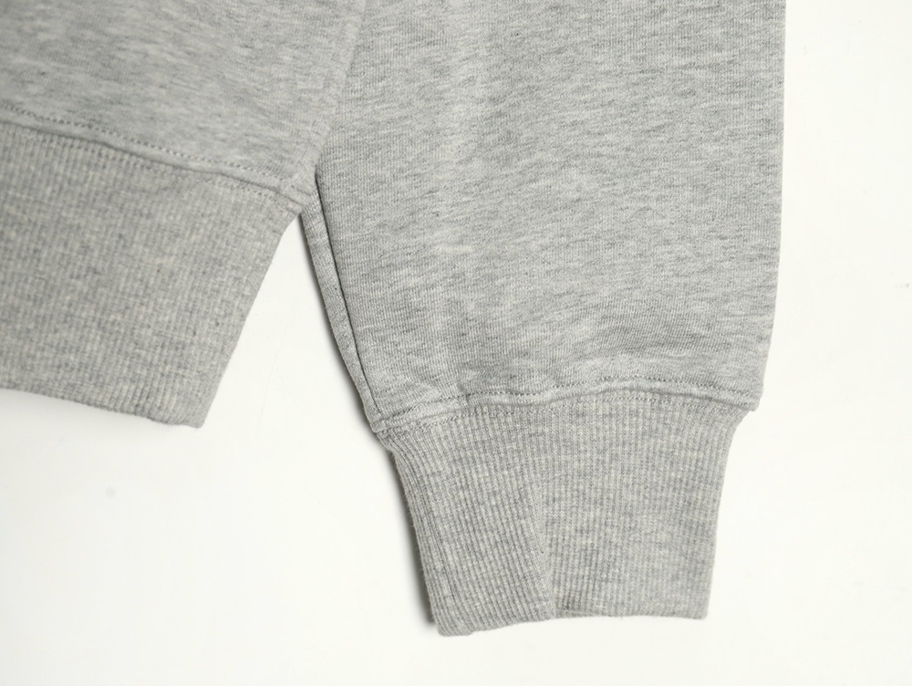 Dior embroidered silver logo hoodie TSK1