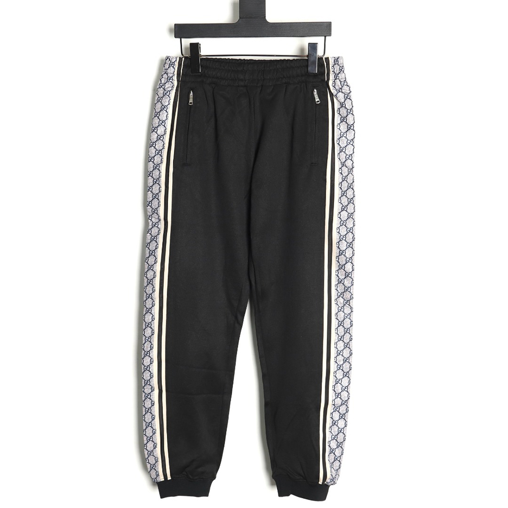 Gucci classic snake print web pants