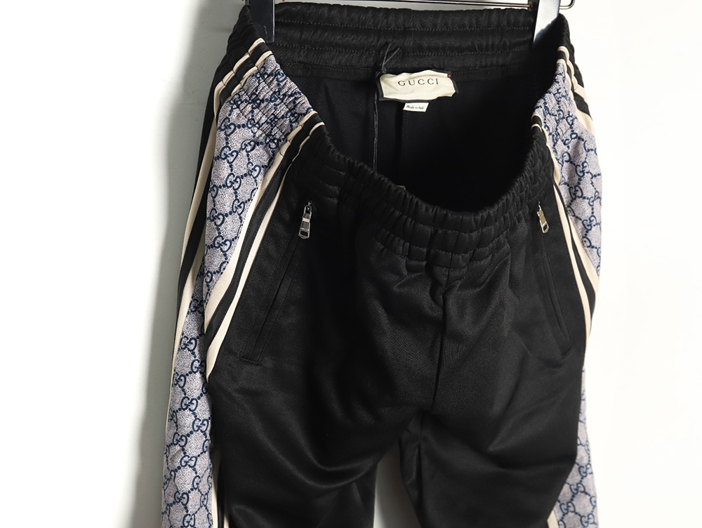 Gucci classic snake print web pants