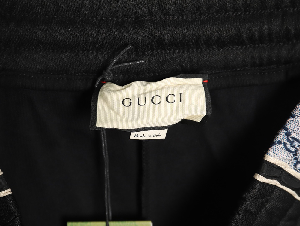 Gucci classic snake print web pants