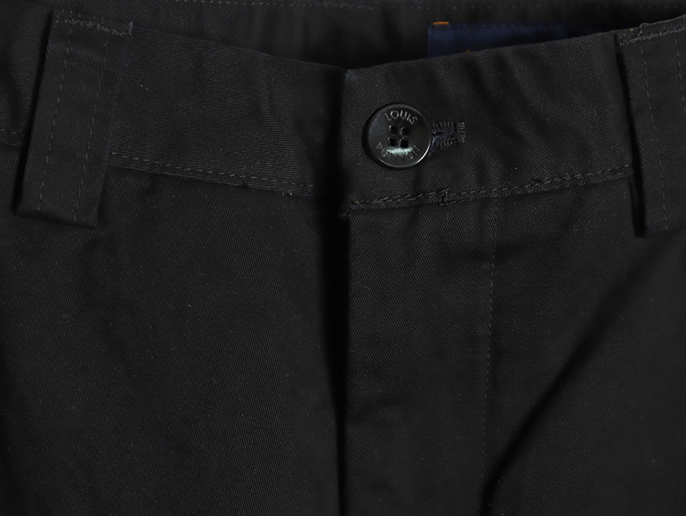 Louis Vuitton pocket embroidered label cargo trousers