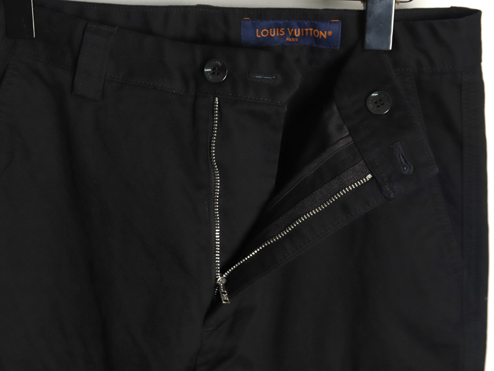 Louis Vuitton pocket embroidered label cargo trousers