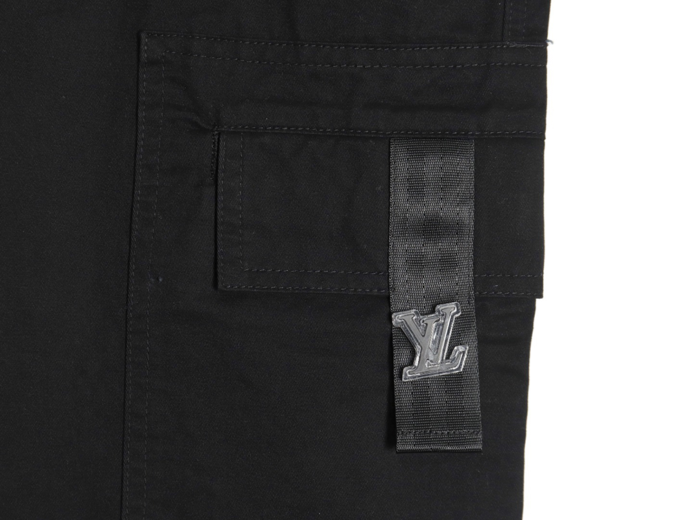 Louis Vuitton pocket embroidered label cargo trousers