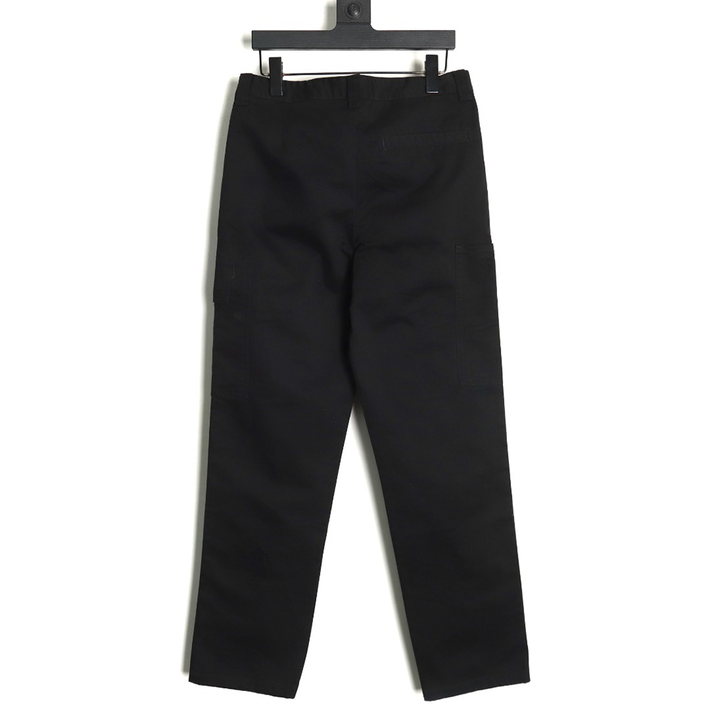 Louis Vuitton pocket embroidered label cargo trousers