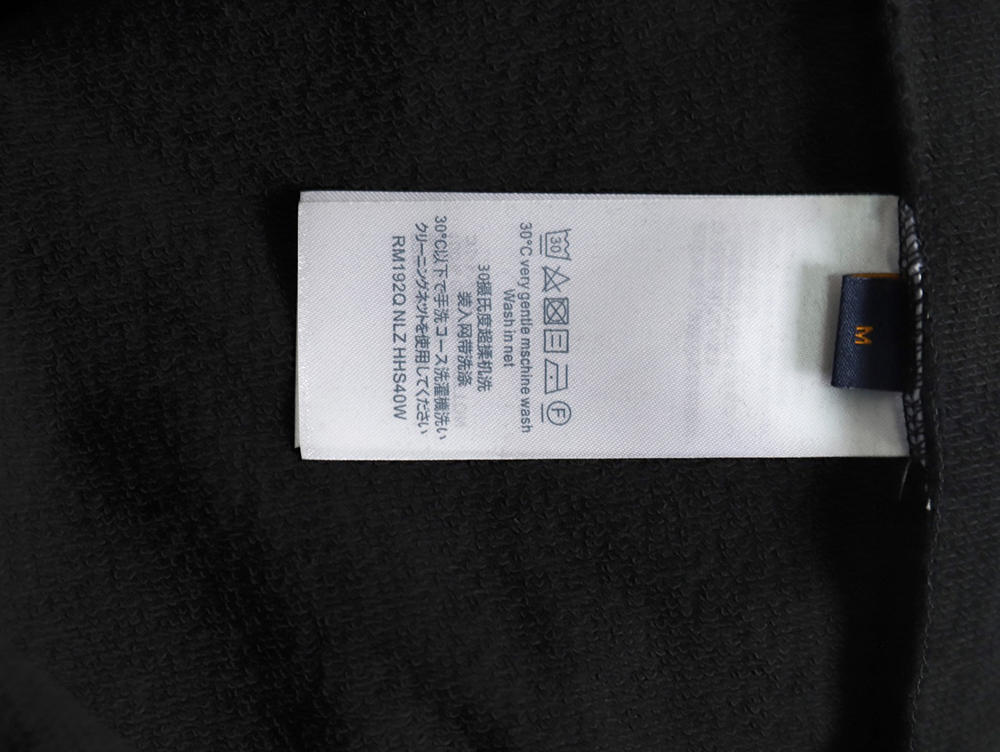 Louis Vuitton presbyopia leather label cotton sweatshirt TSK1