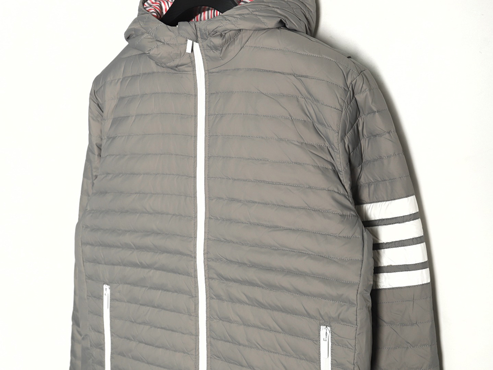 Thom Browne Casual Four-Bar Padded Jacket