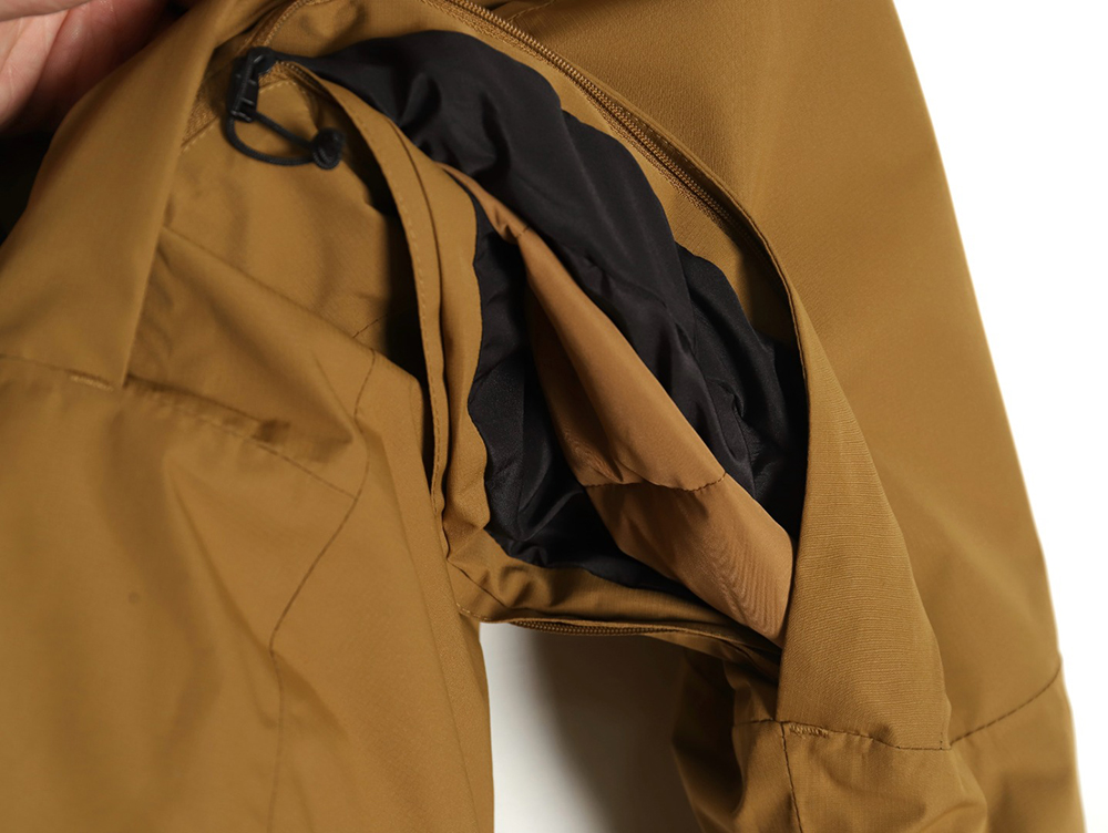 The North Face detachable outdoor down jacket