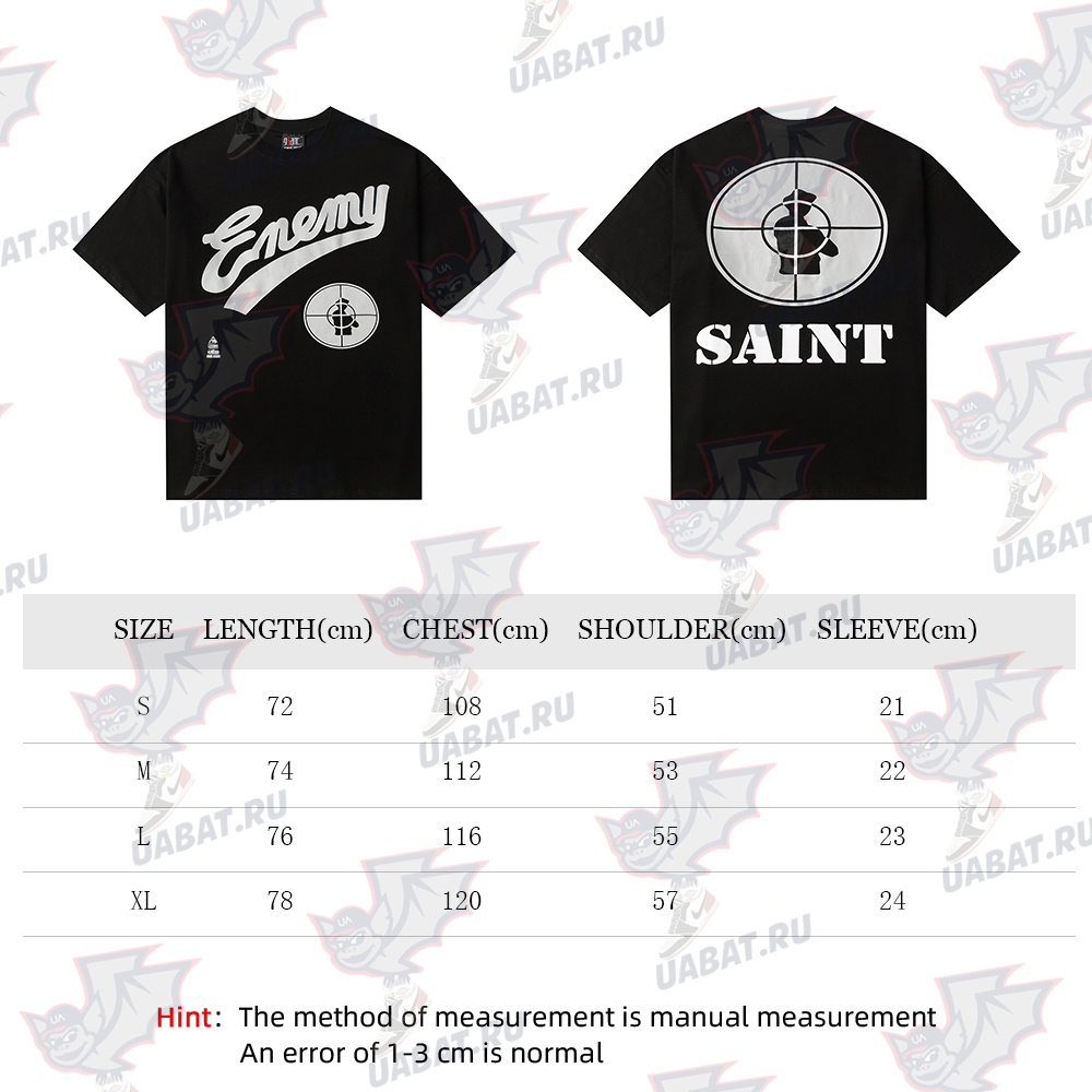 Saint Michael Vintage Public Enemy 1991 T-shirt