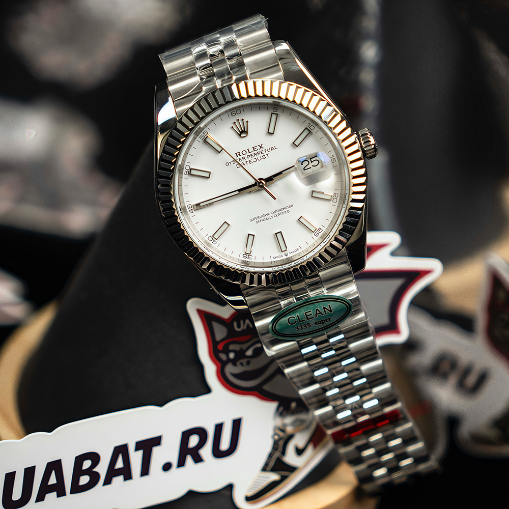 Rolex - Datejust 41mm Jub Flt 904L SS/SS White/Stk 3235