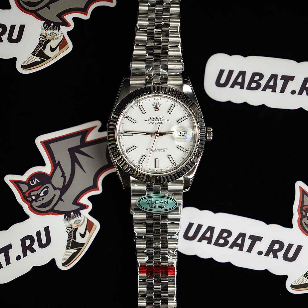 Rolex - Datejust 41mm Jub Flt 904L SS/SS White/Stk 3235
