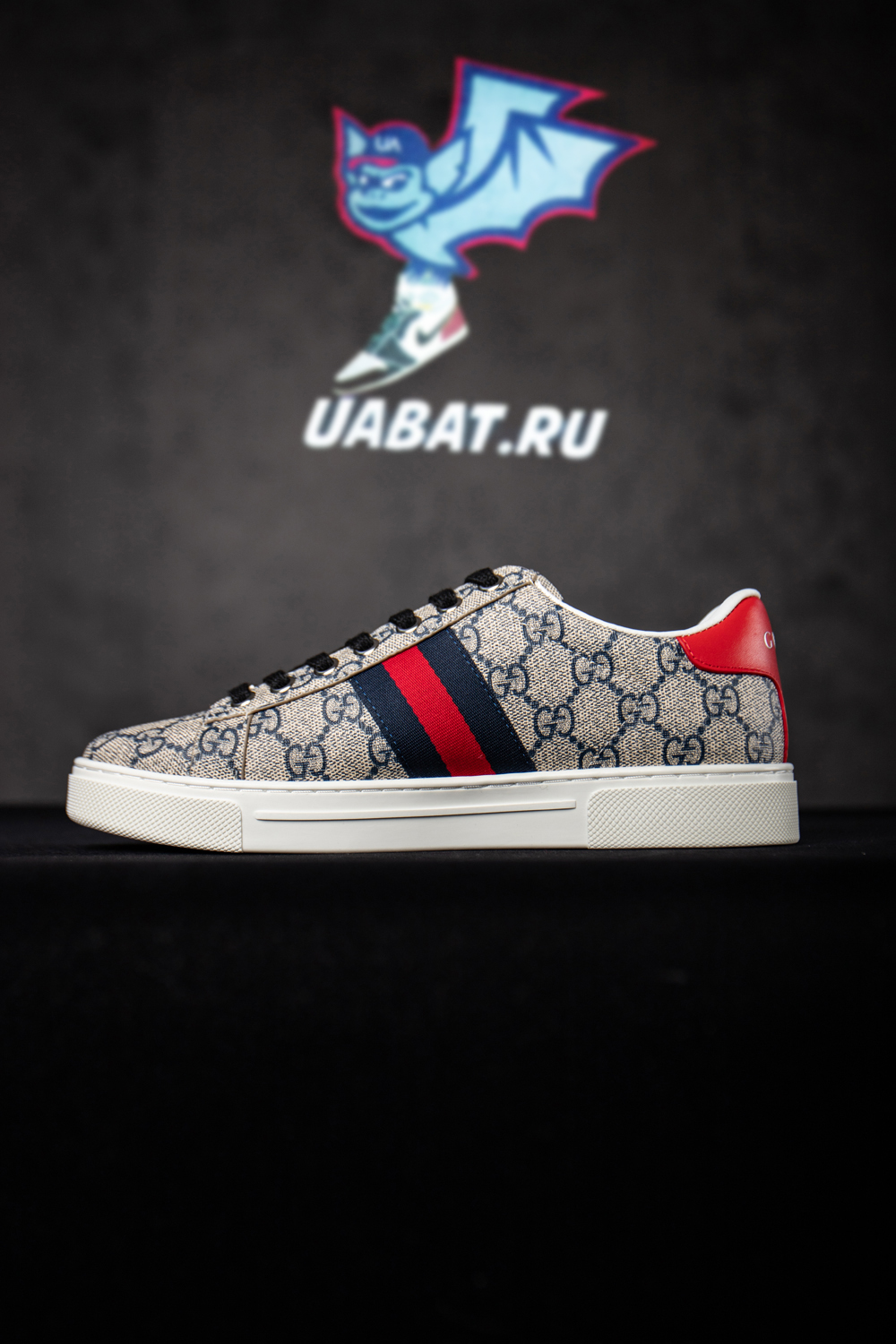 GUCCI ACE SNEAKER WITH WEB