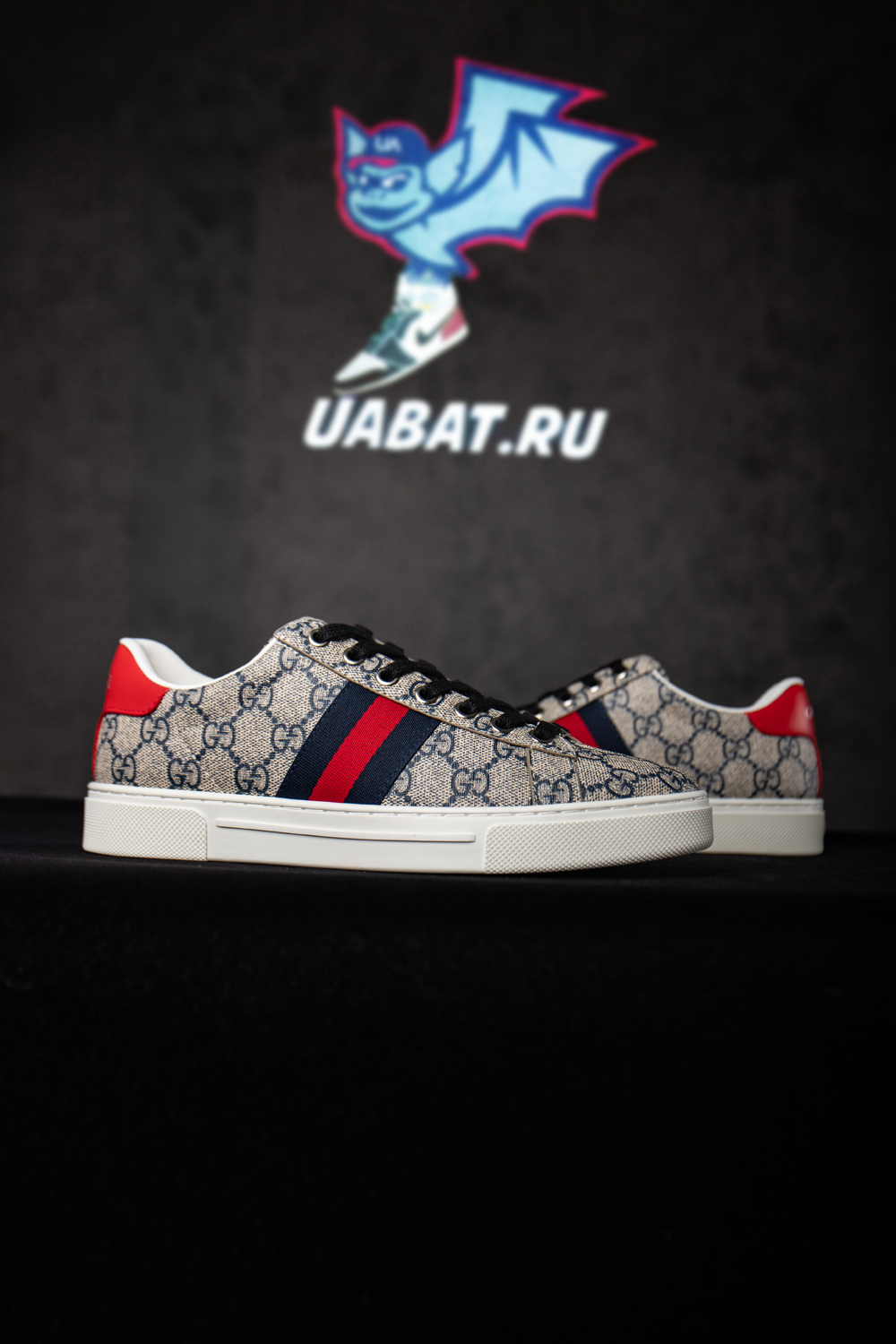GUCCI ACE SNEAKER WITH WEB