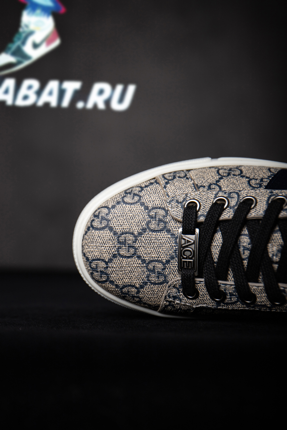 GUCCI ACE SNEAKER WITH WEB