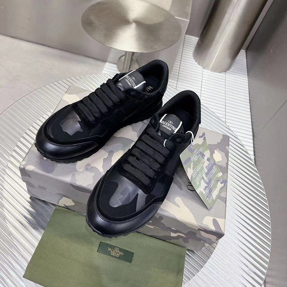 Valention Camouflage Noir Rockrunner Sneaker