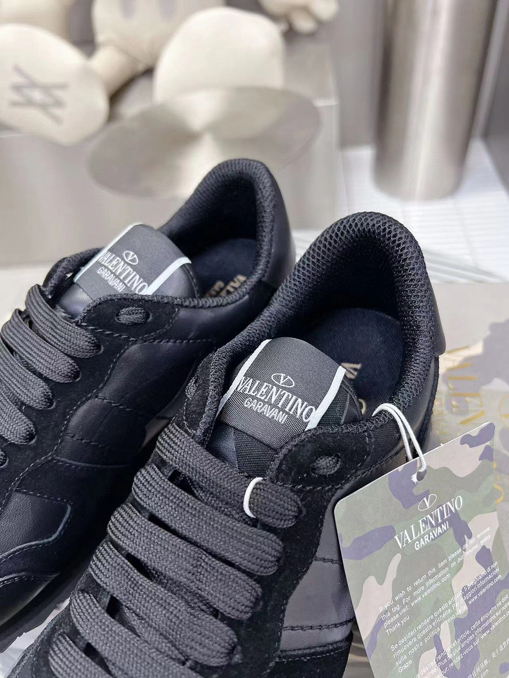 Valention Camouflage Noir Rockrunner Sneaker