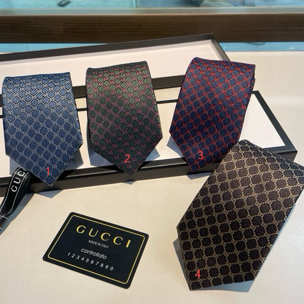 Gucci GG Silk Jacquard Tie 816002 7*146cm