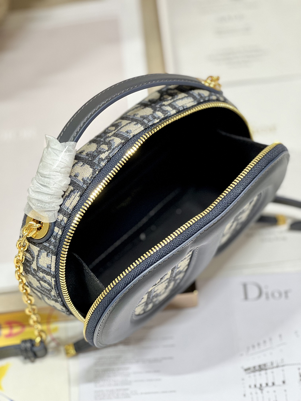 Christian Dior CD Signature Oval Camera Bags M928 18*6*11cm