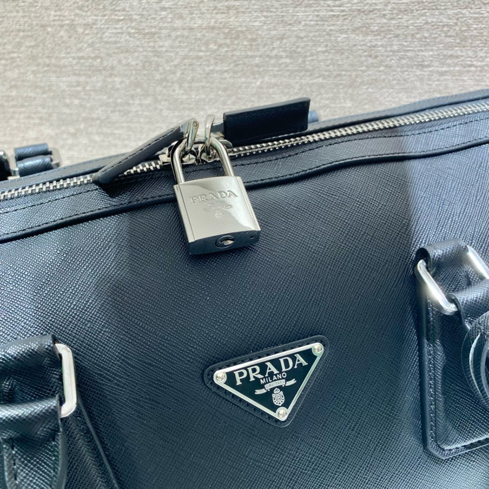 Prada Saffiano Leather Travel Bags 2VC018 50*27.5*25cm
