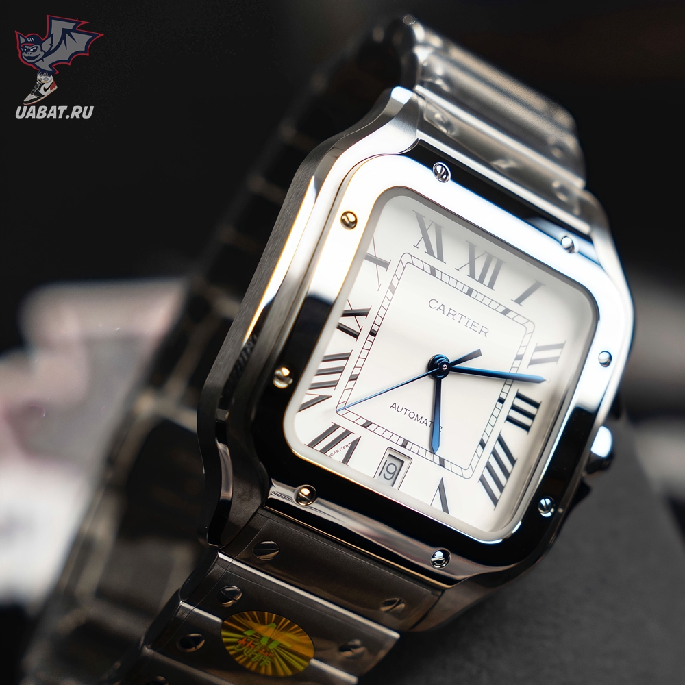 Cartier - Santos De Cartier 35mm Mens SS/SS White 3KF MY9015