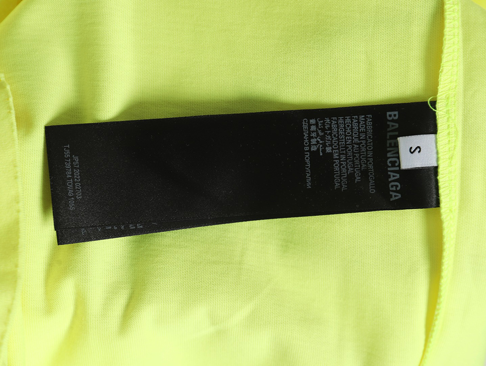 Balenciaga Tape Print Short Sleeve T-Shirt