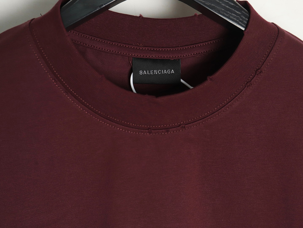 Balenciaga Tape Print Short Sleeve T-Shirt TSK1