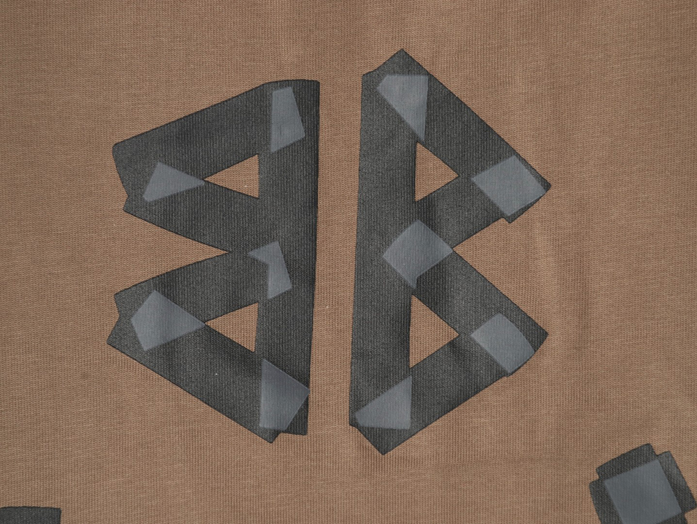Balenciaga Tape Print Short Sleeve T-Shirt TSK2