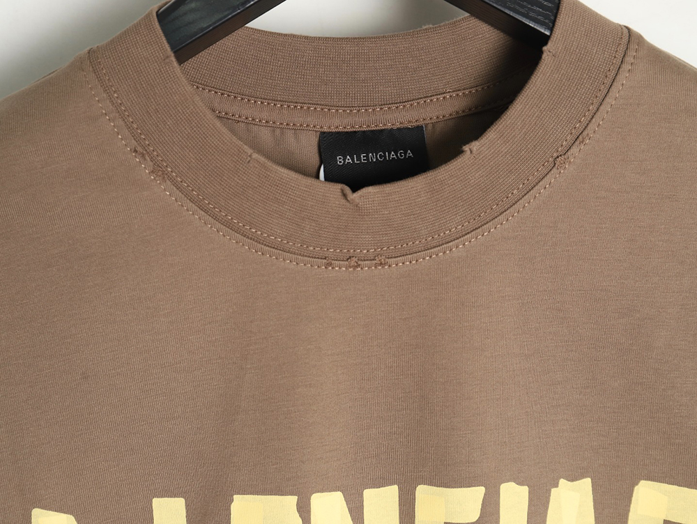 Balenciaga Tape Print Short Sleeve T-Shirt TSK2