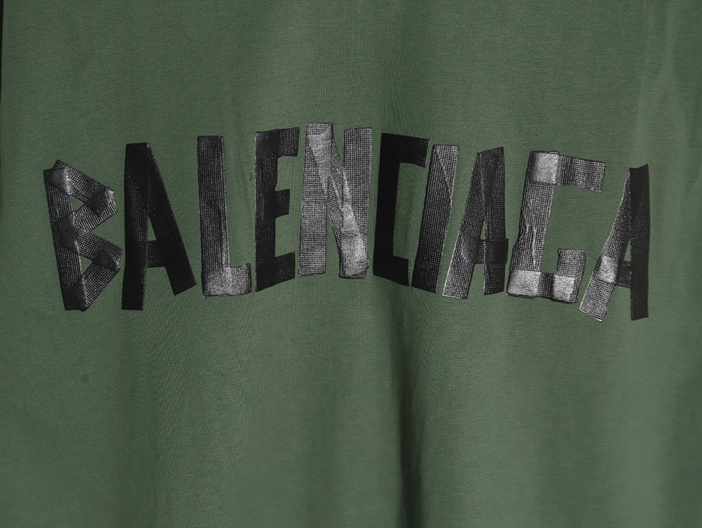 Balenciaga Tape Print Short Sleeve T-Shirt TSK3