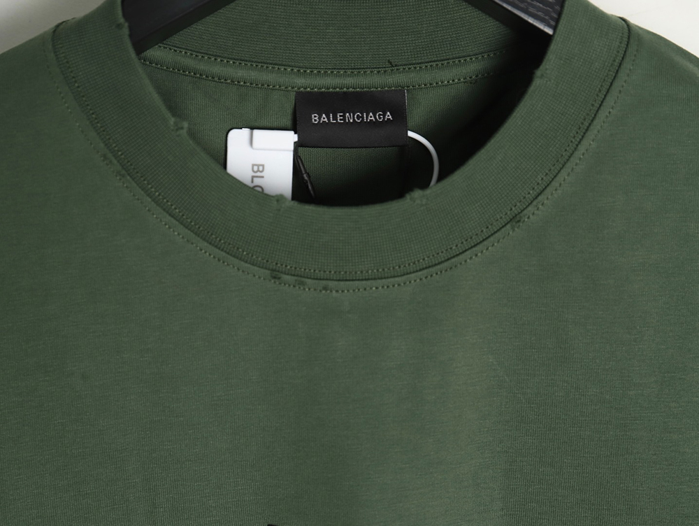Balenciaga Tape Print Short Sleeve T-Shirt TSK3