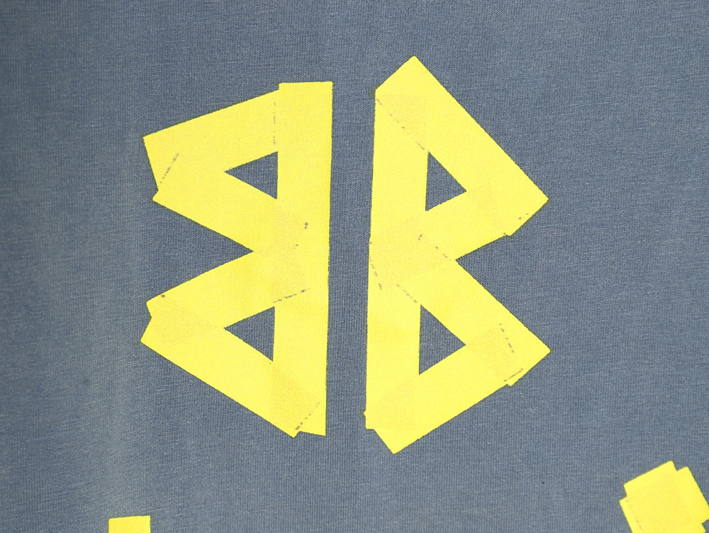 Balenciaga Tape Print Short Sleeve T-Shirt TSK4