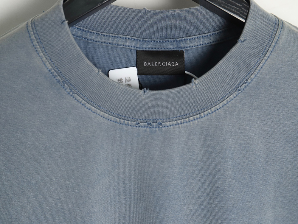 Balenciaga Tape Print Short Sleeve T-Shirt TSK4
