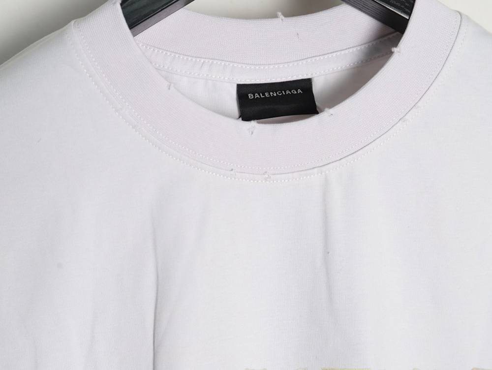 Balenciaga Tape Print Short Sleeve T-Shirt TSK6