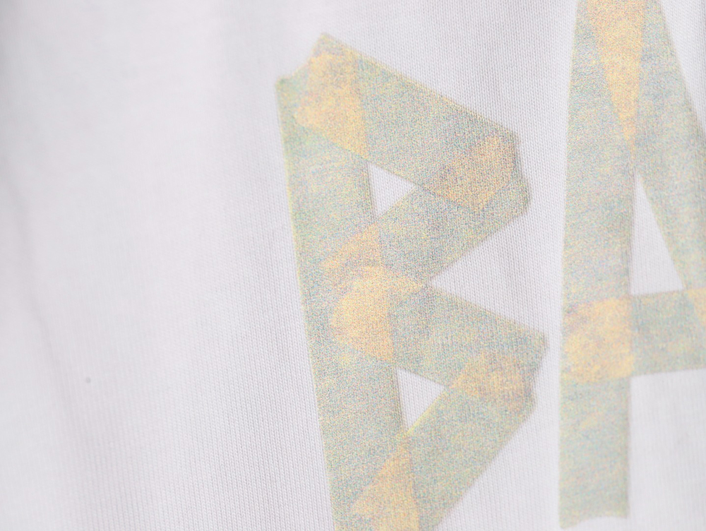 Balenciaga Tape Print Short Sleeve T-Shirt TSK6