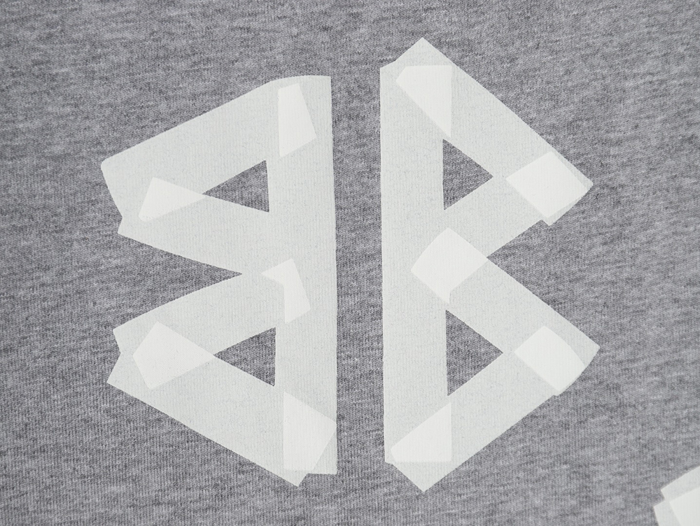 Balenciaga Tape Print Short Sleeve T-Shirt TSK7