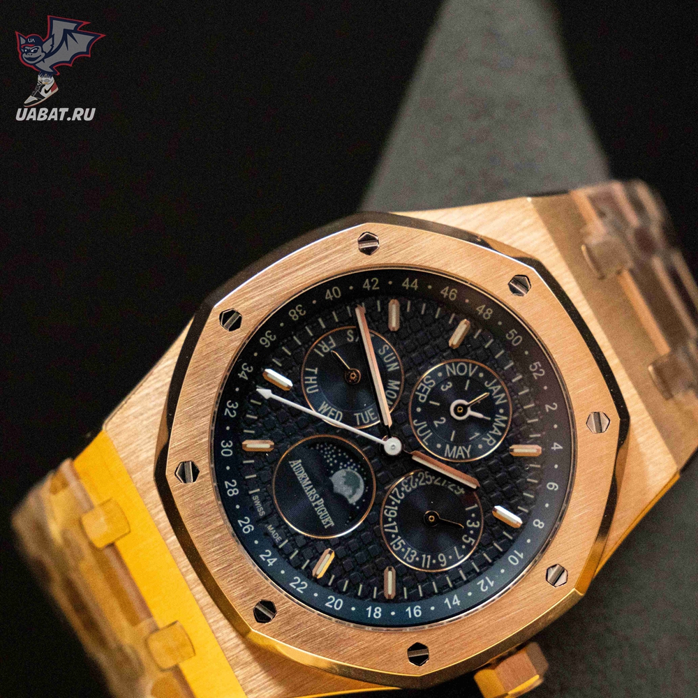 Audemars Piguet - Royal Oak Perpetual Cal 26574 RG/RG Blue/Stk APSF A5134