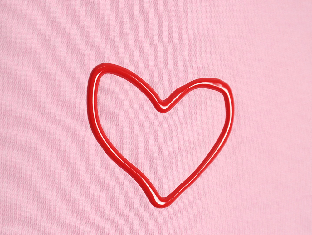 Balenciaga Valentine''s Day Love Hooded Sweatshirt