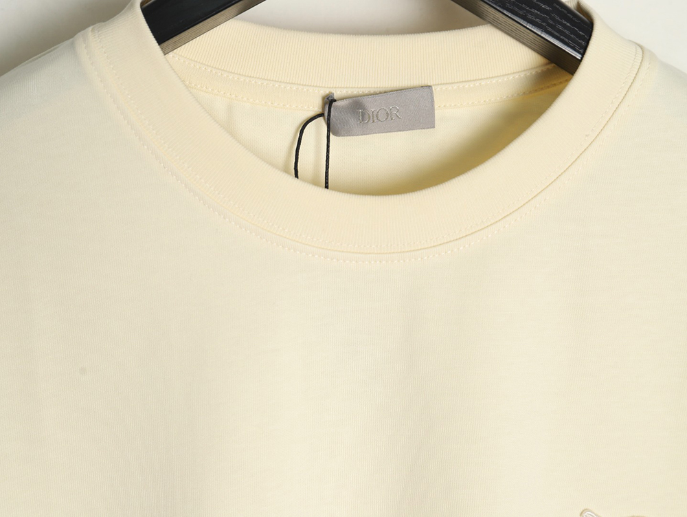 Dior four-color embroidered chapter letter T-shirt TSK1